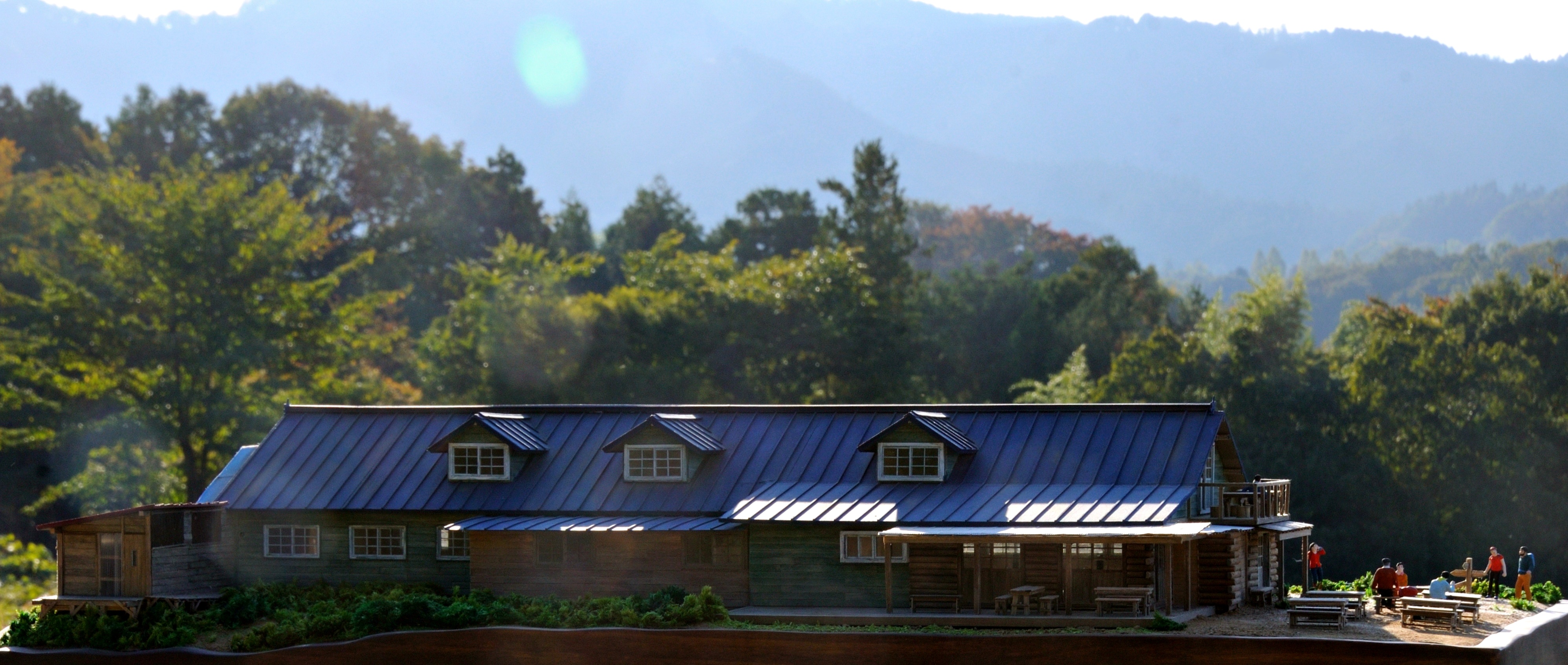 行者小屋/赤岳を仰ぐ