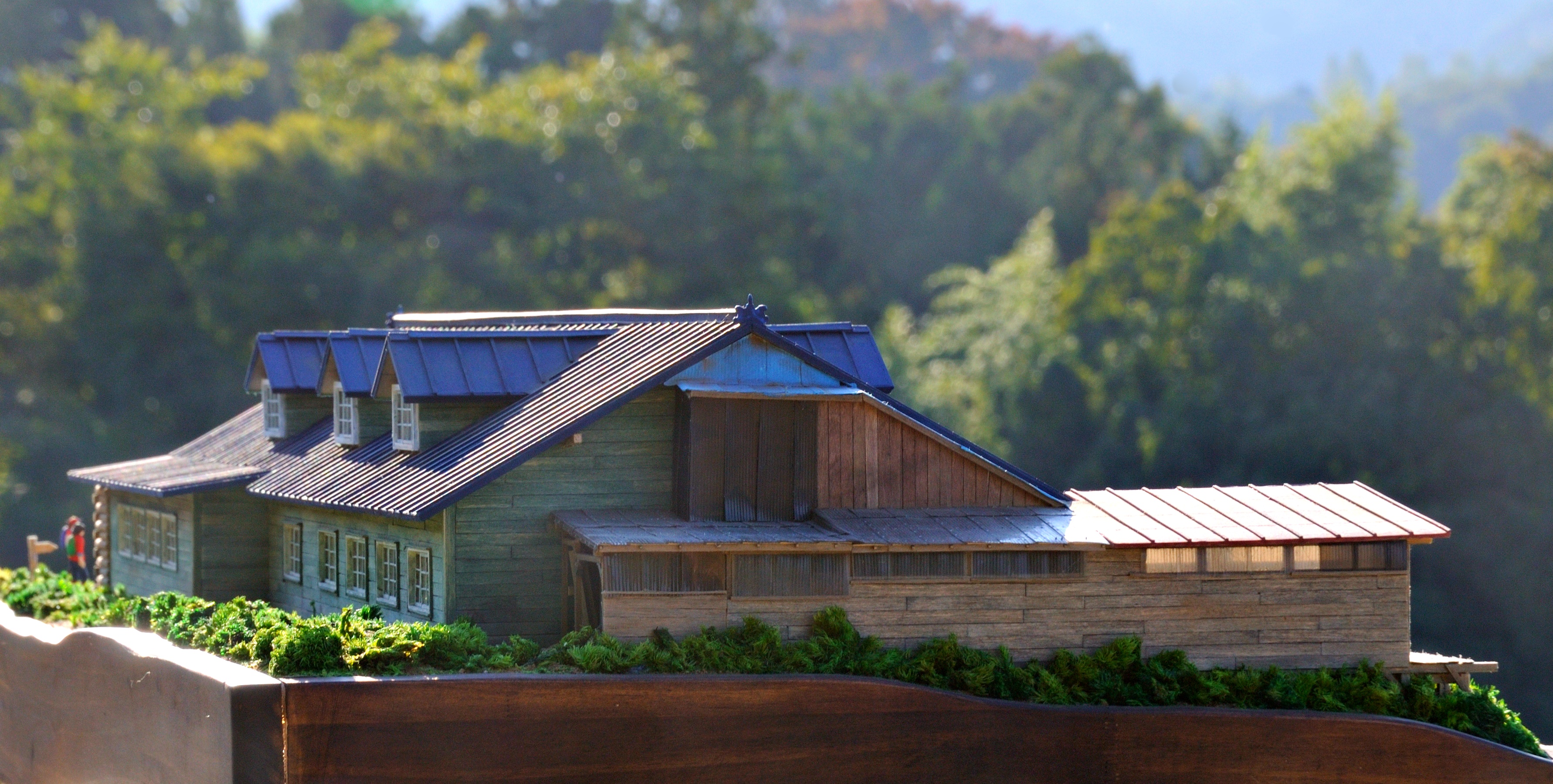 行者小屋/赤岳を仰ぐ