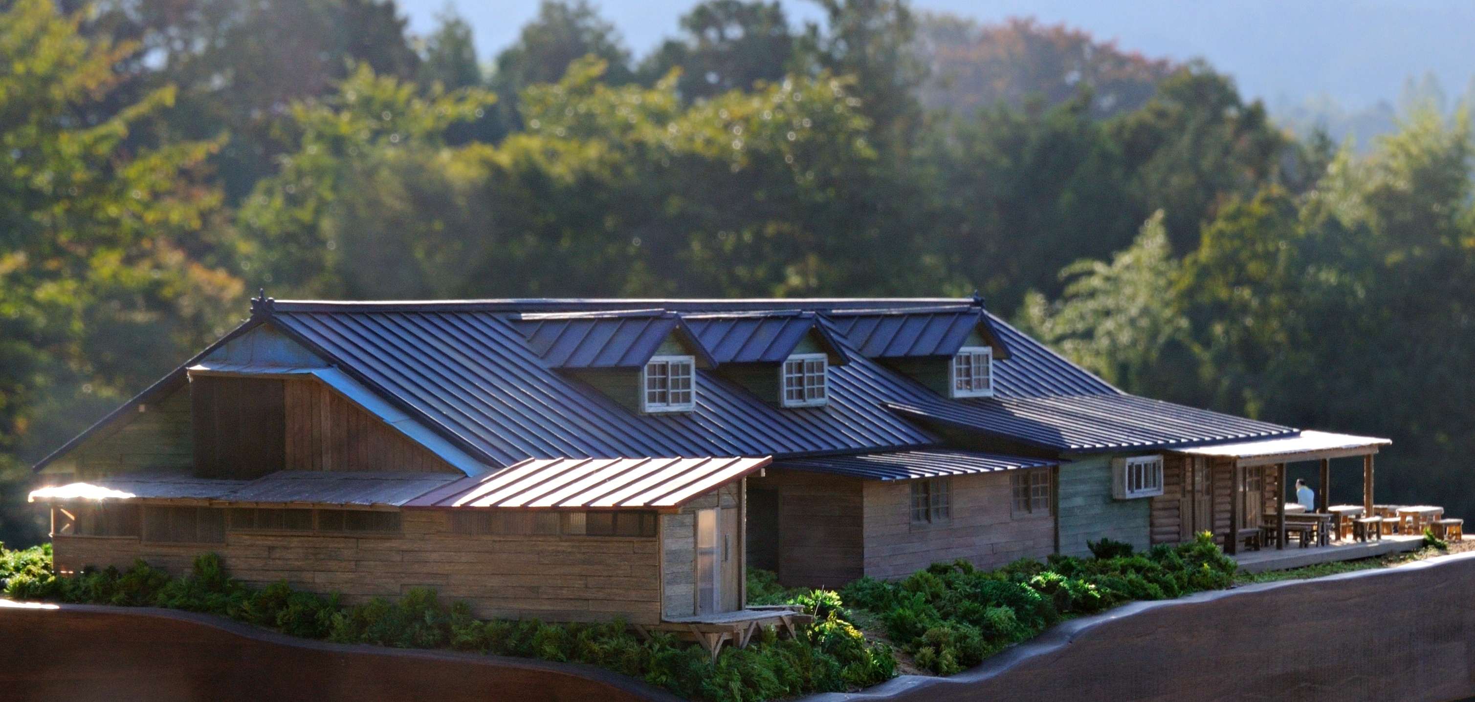 行者小屋/赤岳を仰ぐ