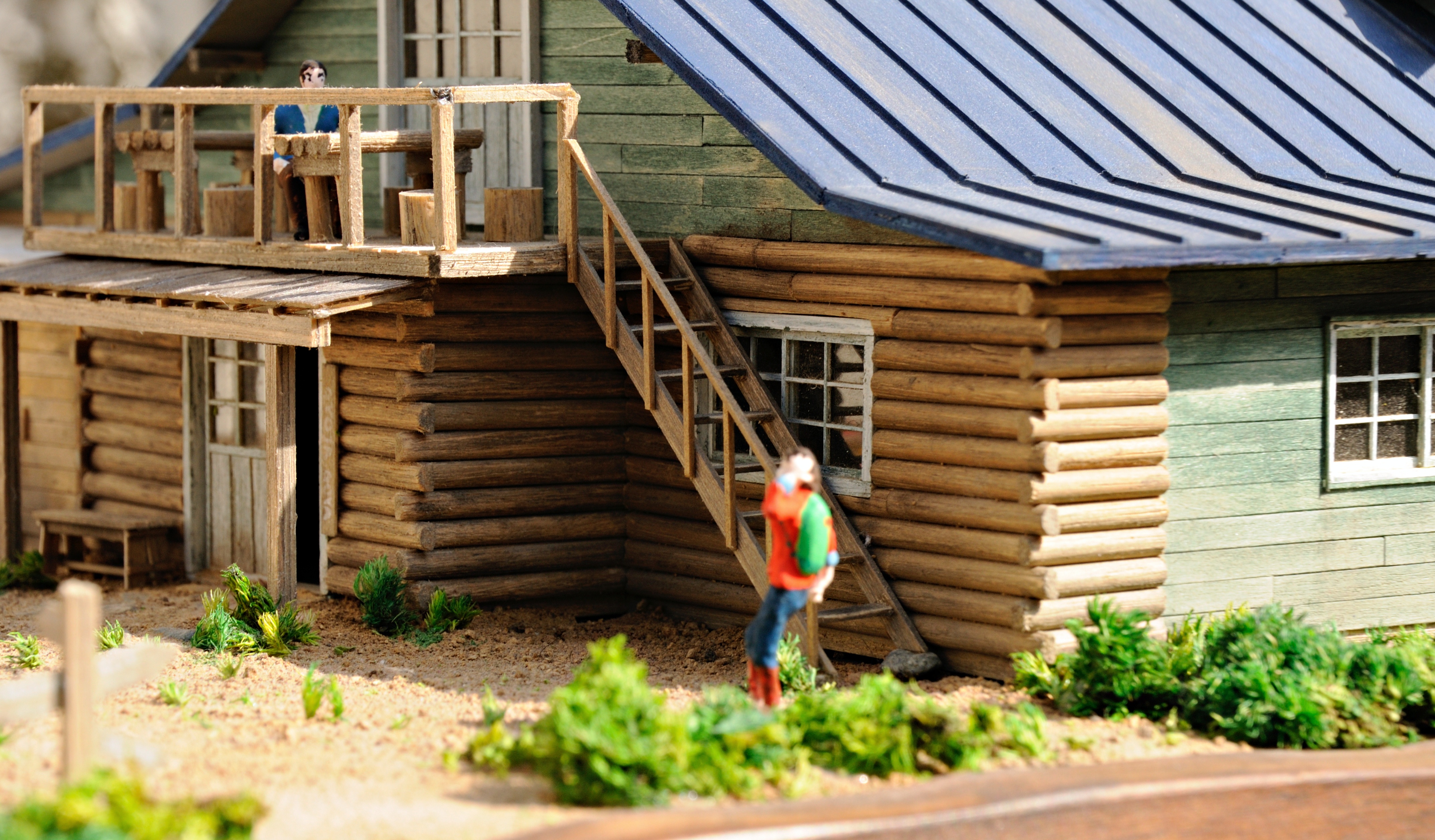 行者小屋/赤岳を仰ぐ