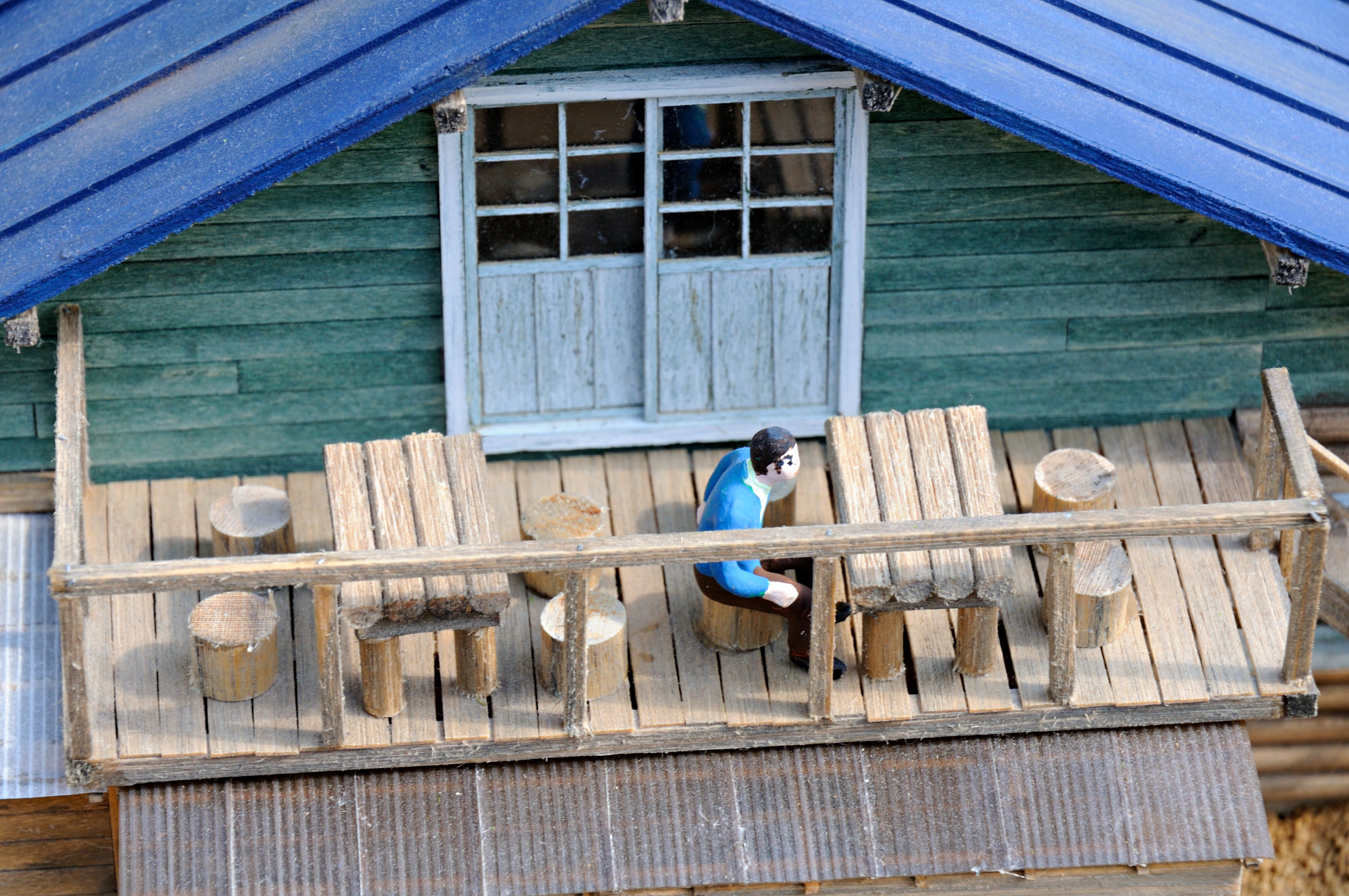 行者小屋/赤岳を仰ぐ