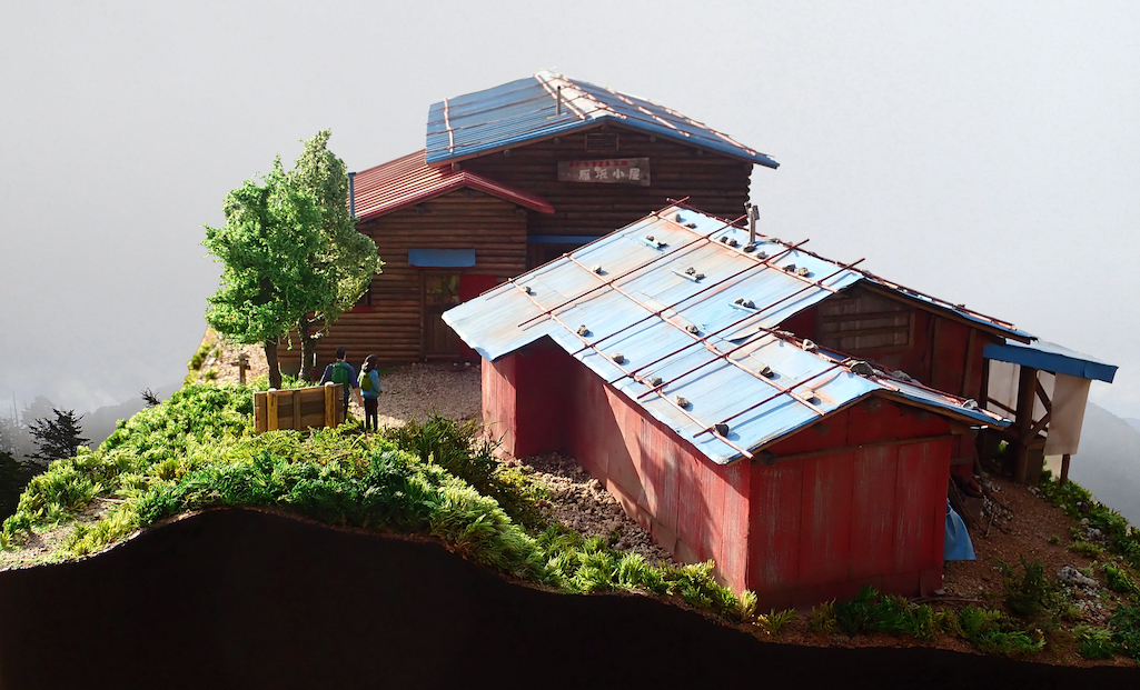 雁坂小屋　懐かしき山小屋　雁坂峠から下りてきました