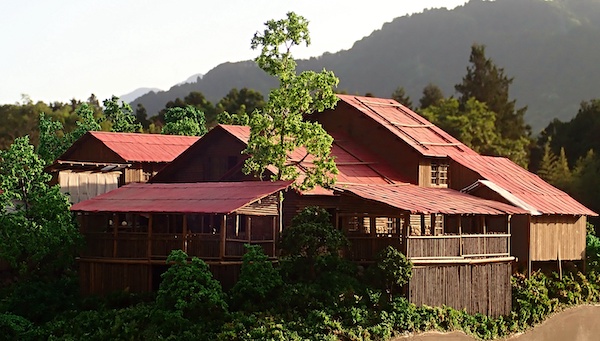獅子口小屋　二つの休憩所