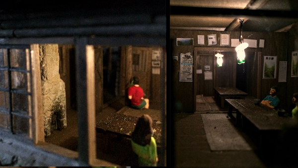 獅子口小屋　内部