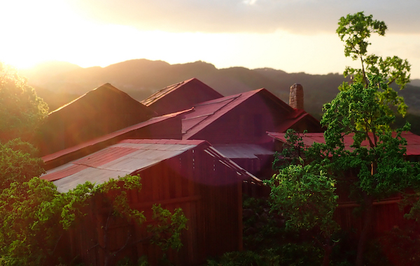 獅子口小屋　灯りはをつけました