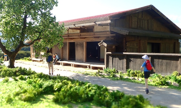 妻籠宿方面から